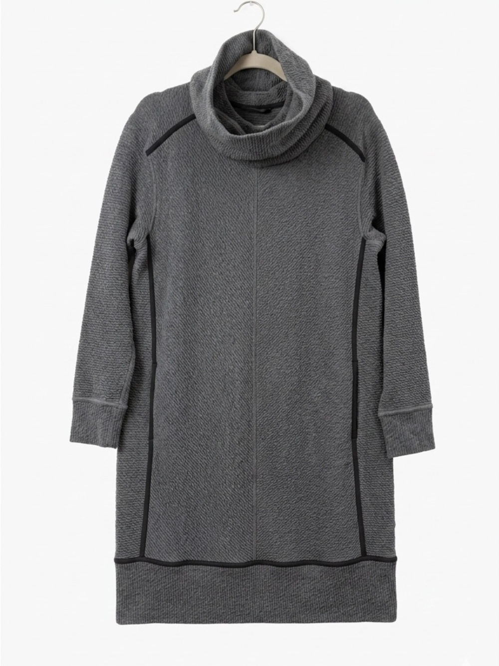 Lululemon On Repeat Cowl Neck Sweatshirt Dress Gray - Size 10
